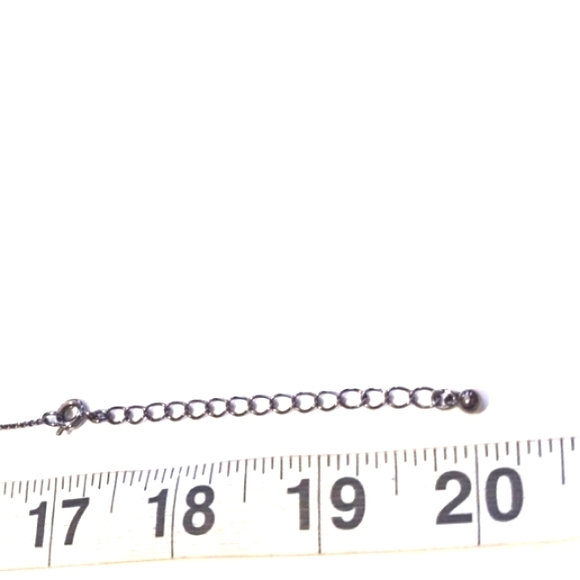 VINTAGE AVON LARIAT BLUE STONE COLLAR NECKLACE AND MATCHING EARRINGS SET - Picture 6 of 8